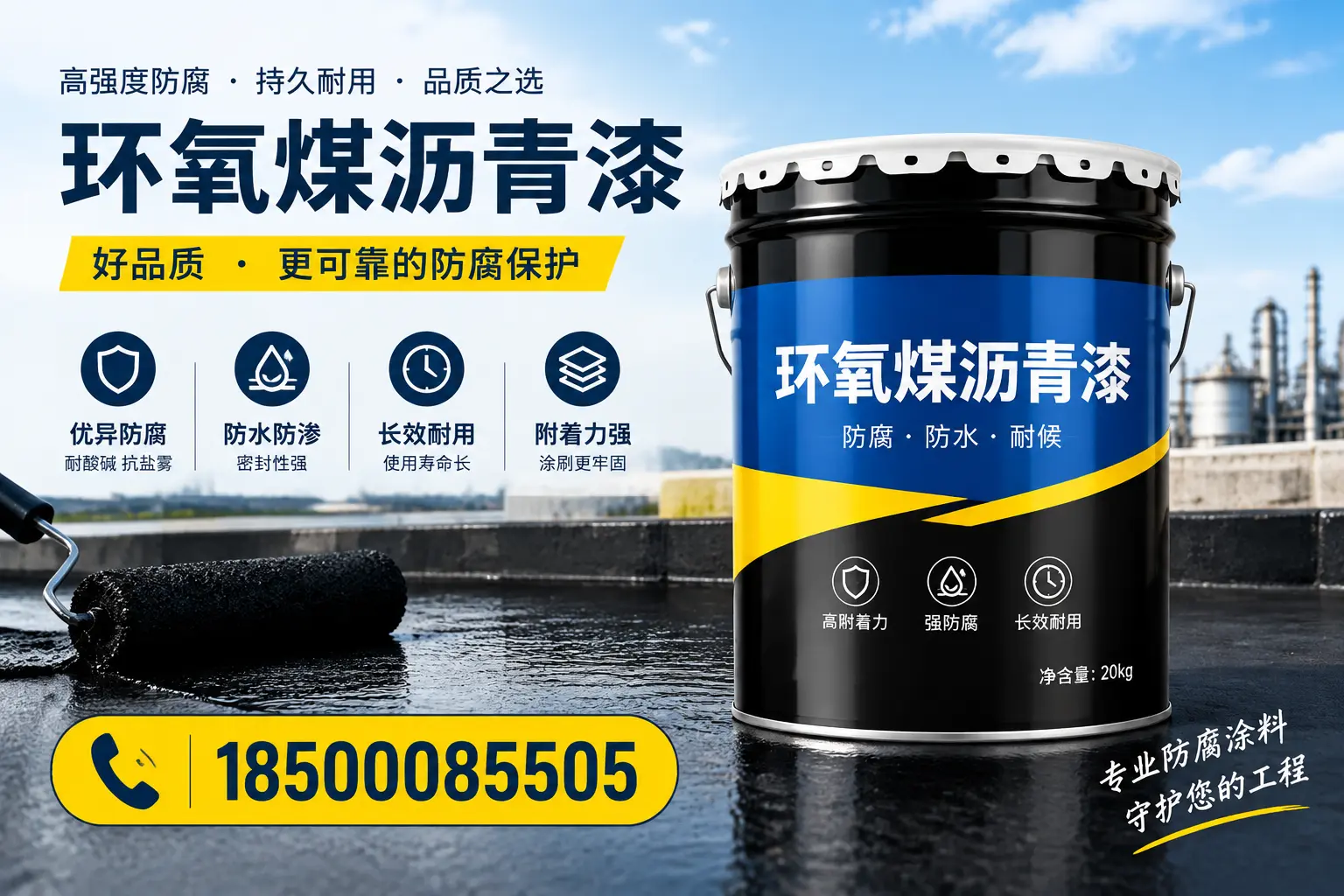 选择环氧煤沥青漆的五大理由，泸州客户必知